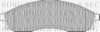 BORG & BECK BBP1151 Brake Pad Set, disc brake